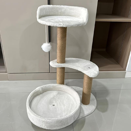 Multi-Layer Cat Tree Indoor Cat Furniture With Scratching Posts And